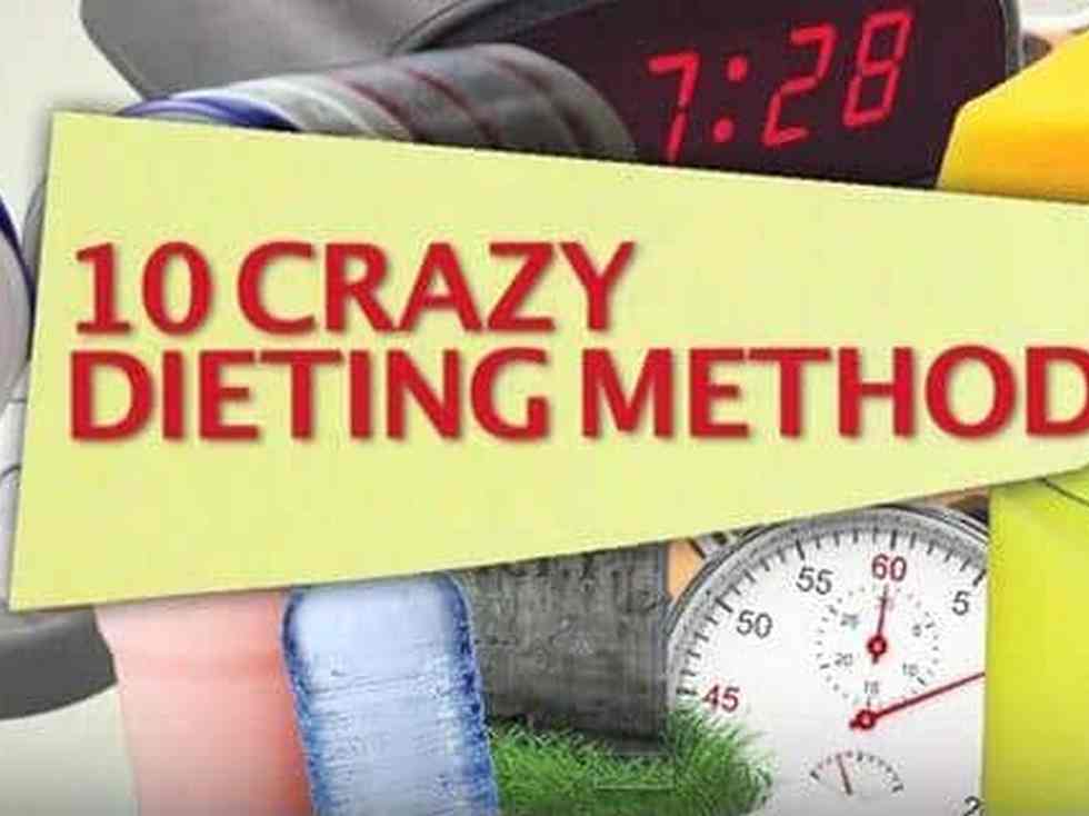  10 diets which are simply CRAZY